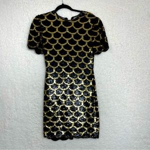 Vintage Bloomingdale’s 100% Silk Sequin Dress